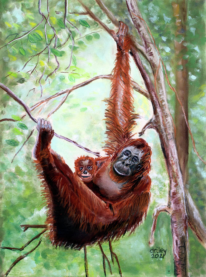 Monkey Business Painting by Dorothy Riley