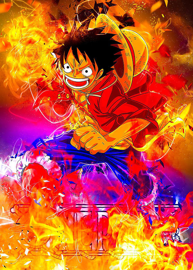 Monkey D. Luffy Monkey D Luffy Onepiece Digital Art by Cheadle Bell