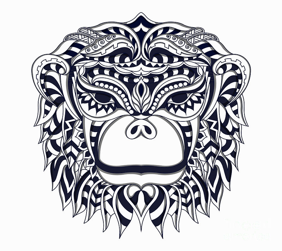 Monkey Face Clip Art Image - ClipSafari