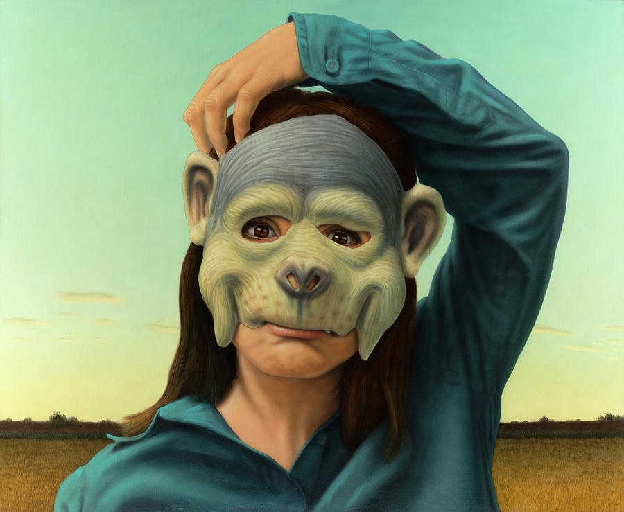 Monkey on the Plains Painting by James W Johnson