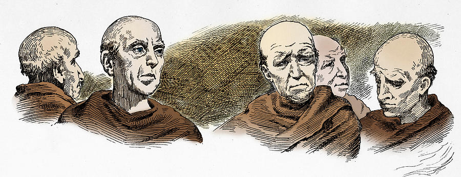 Monks Drawing by Duncan1890