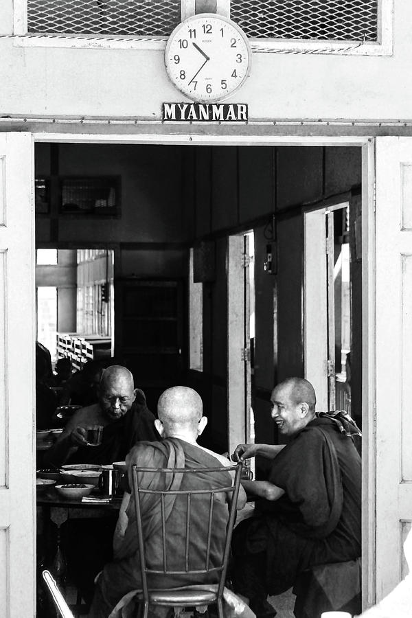 Monks in Mandalay Photograph by Joshua Van Lare