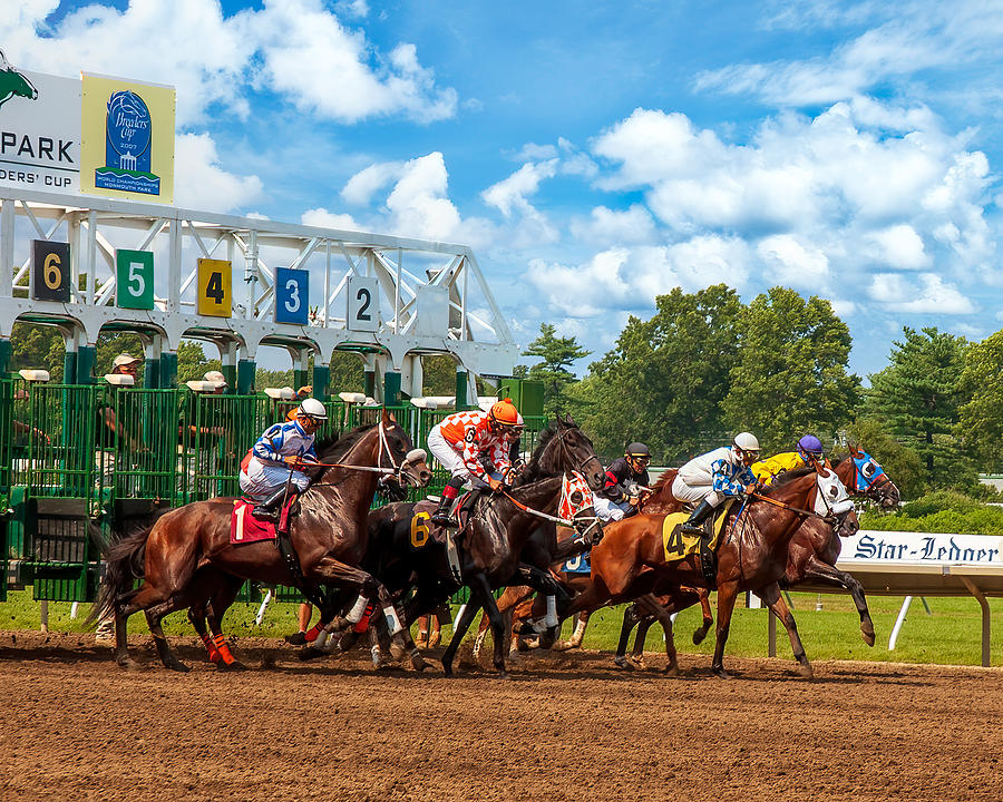 Monmouth Park Racetrack Photograph By William Brooks - Pixels