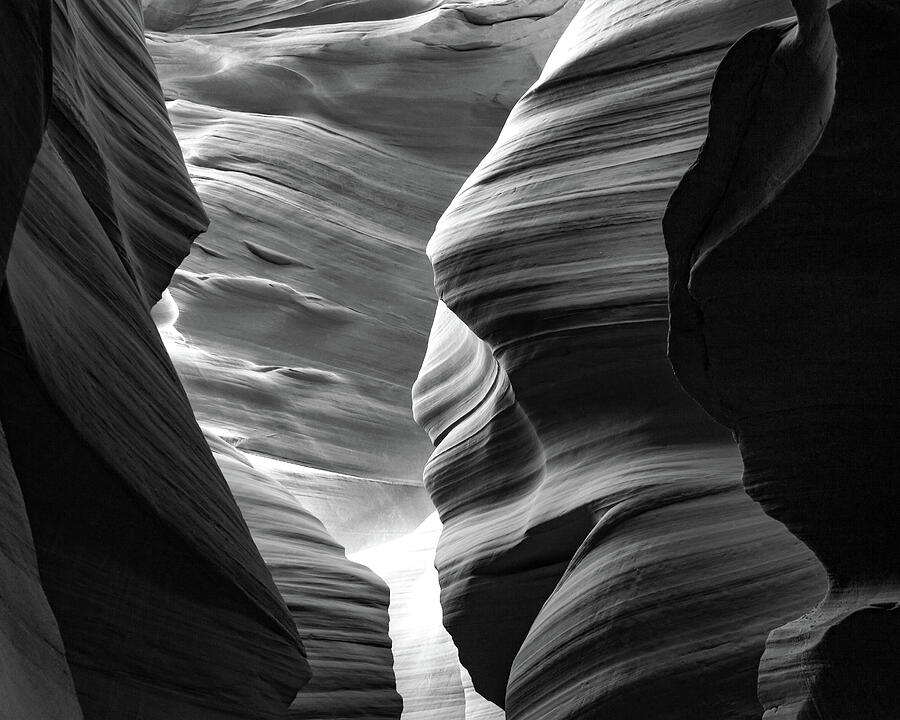 Monochromatic Layers of Antelope Canyon Photograph by Gregory Ballos