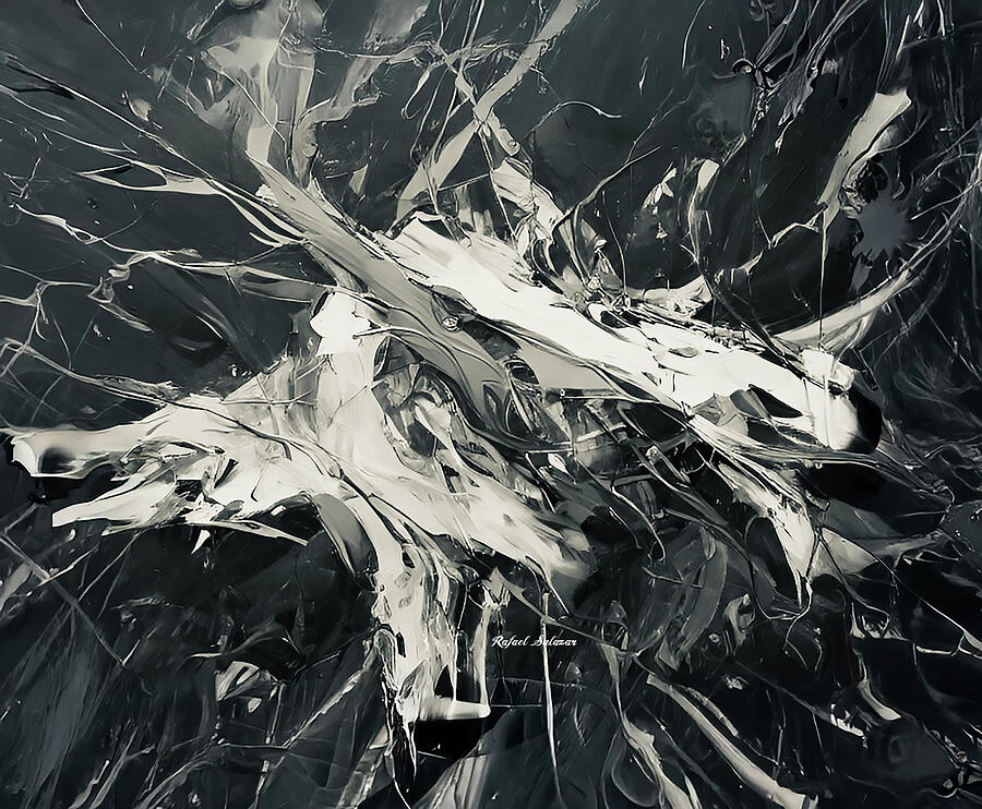 Monochrome Chaos Digital Art by Rafael Salazar Monochrome Chaos Digital Art by Rafael Salazar