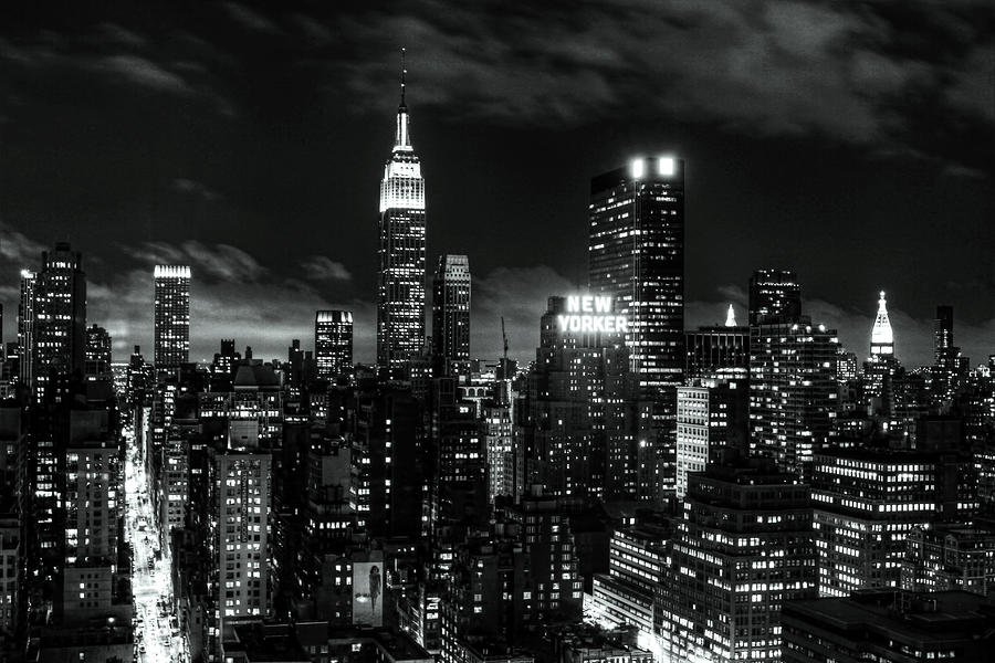 Monochrome City Photograph by Andrew Paranavitana