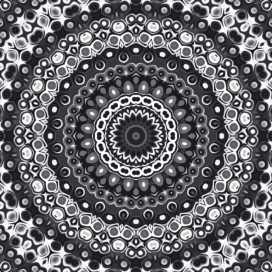 Monochrome Coil Digital Art by Mercury McCutcheon Monochrome Coil Digital Art by Mercury McCutcheon