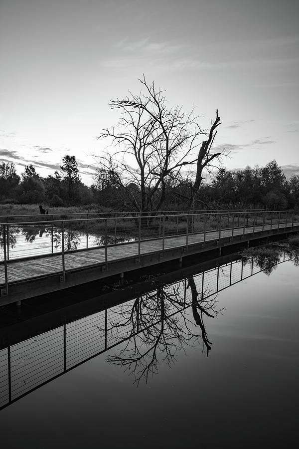 Monochrome Crossing At Osage Park Photograph by Gregory Ballos Monochrome Crossing At Osage Park Photograph by Gregory Ballos