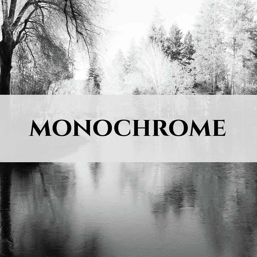 Monochrome Logo Photograph by Jason McPheeters