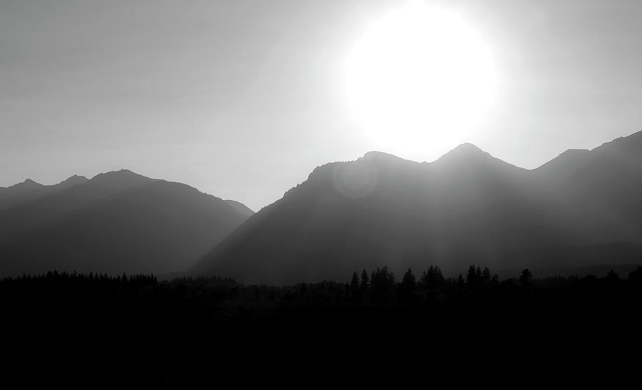Grand Teton National Park Photograph - Monochrome Mountain Moment by Dan Sproul