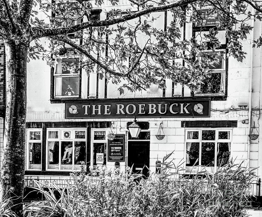 Monochrome Roebuck pub Photograph by Pics By Tony