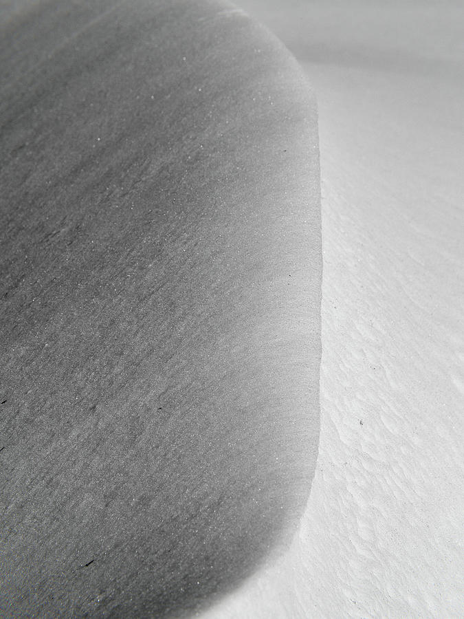 Monochrome Snow Drift Photograph by Charles Floyd