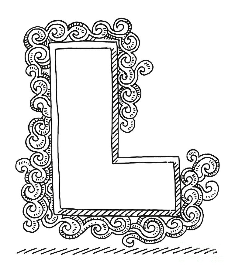 letter l drawing