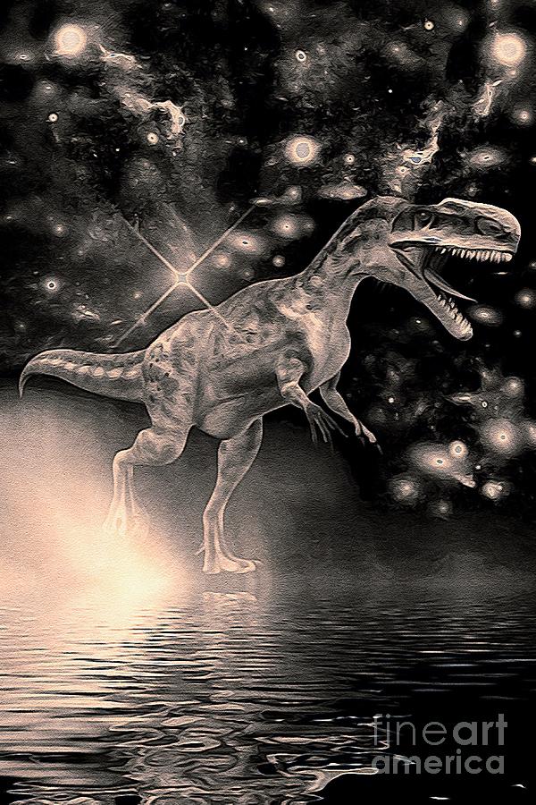 Monolophosaurus Digital Artwork 01 Digital Art by Douglas Brown