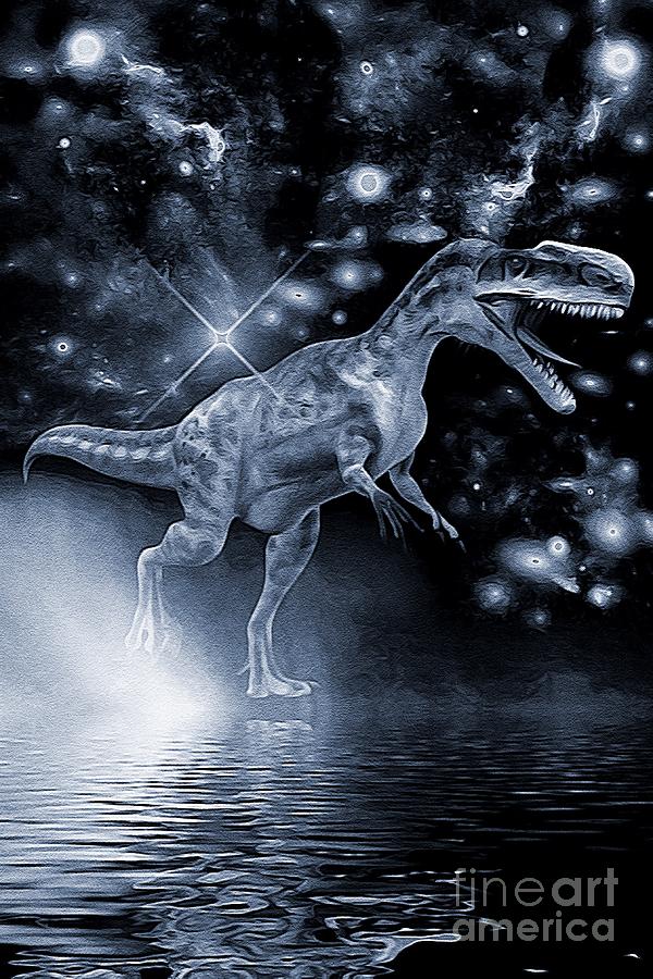 Monolophosaurus Dinosaur Digital Artwork 02 Digital Art by Douglas Brown