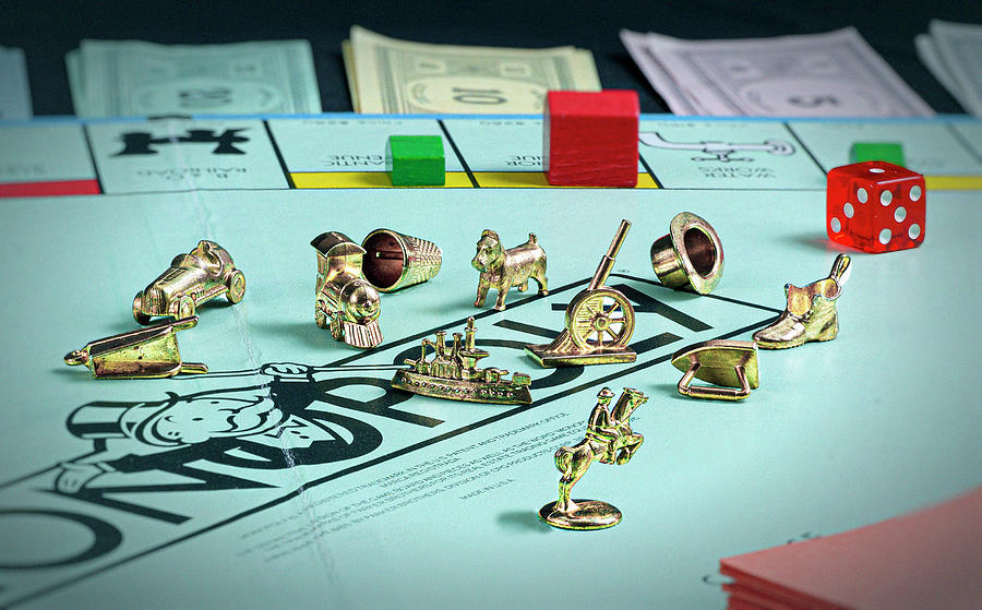 Monopoly Board Photograph by Terri Schaffer - Lifes Color