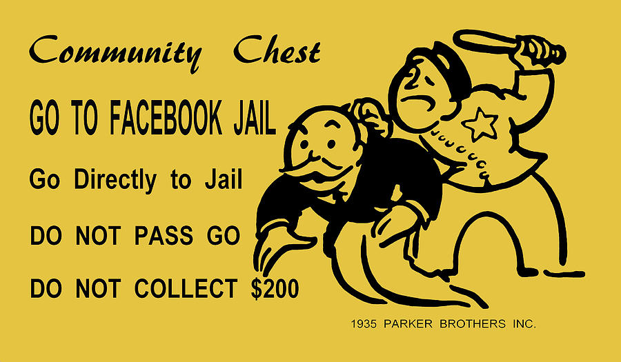 Monopoly Community Chest F B Jail Mixed Media By Jas Stem