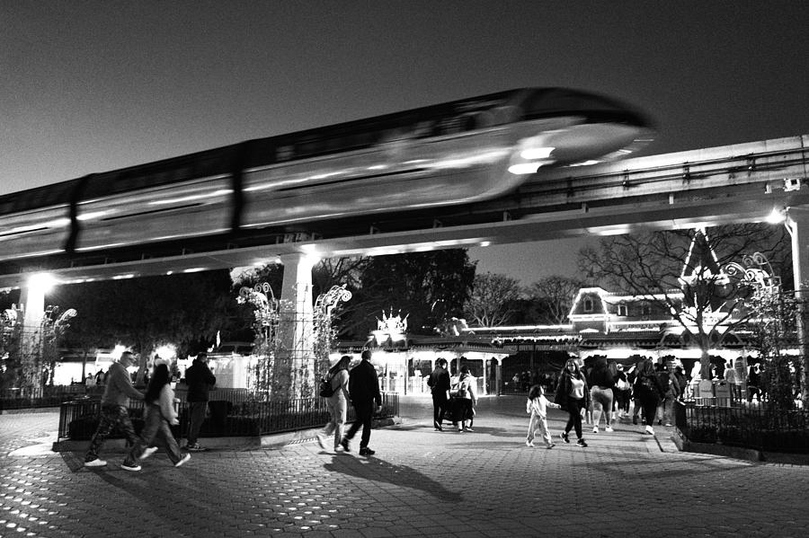 Monorail, Disneyland, Anaheim, California - 2023 Photograph by Stephen Russell Shilling