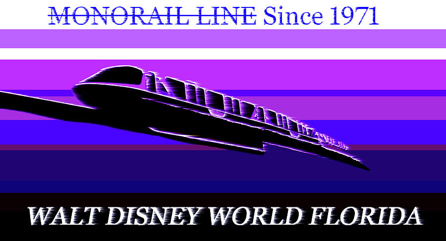 Monorail line since 1971 Photograph by David Lee Thompson