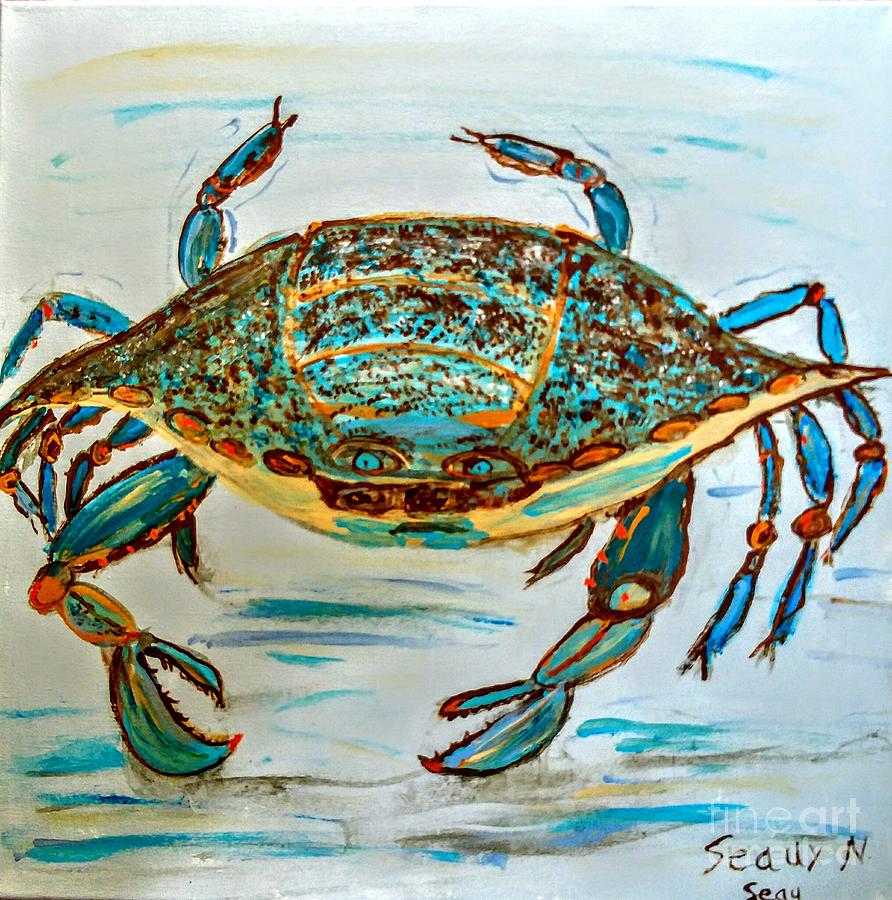Monsieur Crab Painting by Seaux-N-Seau Soileau