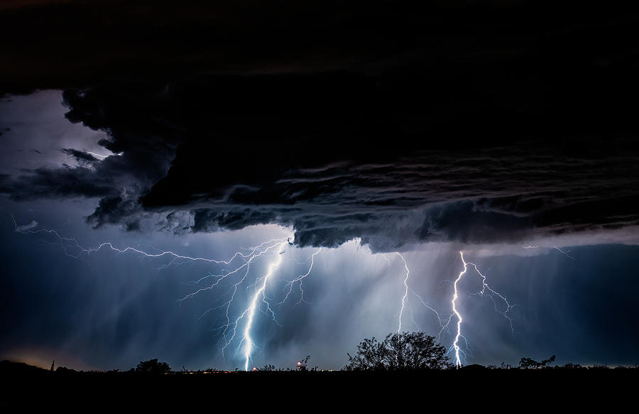 Monsoon Lightning Up The Night Photograph by Saija Lehtonen - Fine Art ...