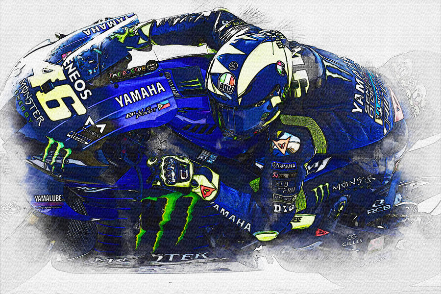 Monster Energy Yamaha Digital Art by Don Kuing - Fine Art America