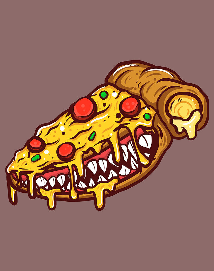 Monster Pizza Digital Art by Suong Hung Phan - Fine Art America