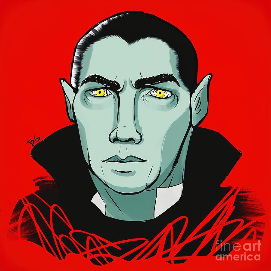 Monster portrait Dracula Tapestry - Textile by Jones Harrison | Pixels