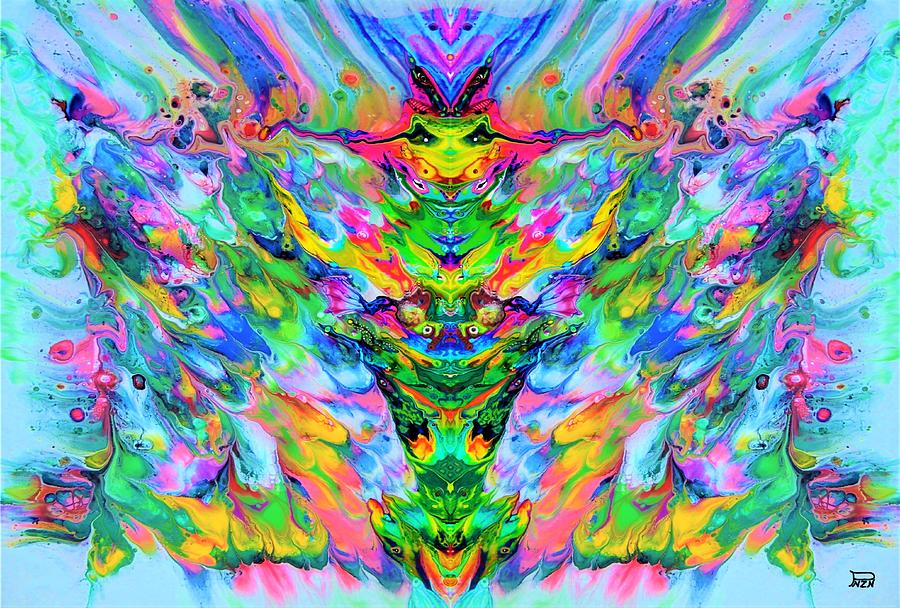 Monster Totem Mixed Media by Patrick Nizan | Fine Art America