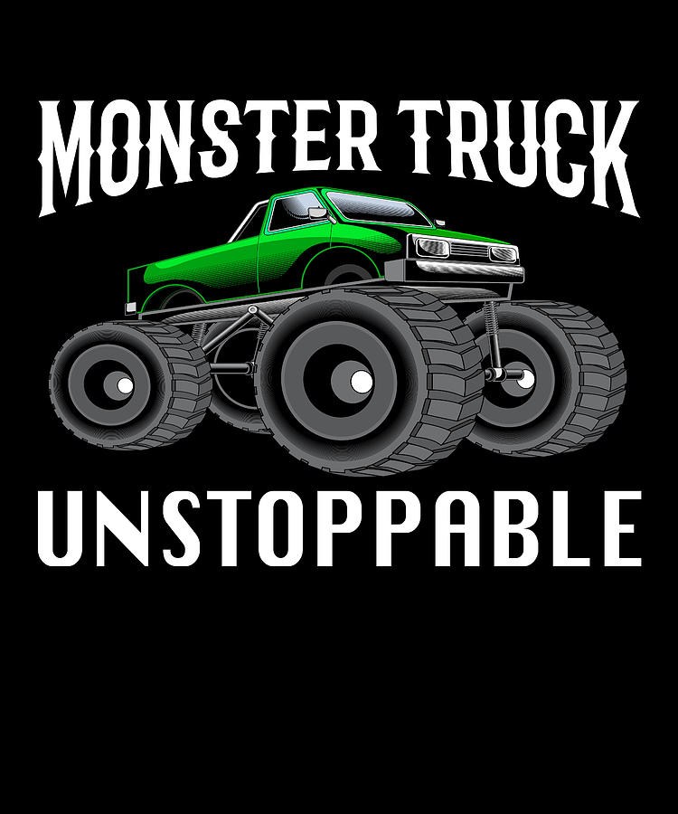 Monster Truck Digital Art By Steven Zimmer Fine Art America