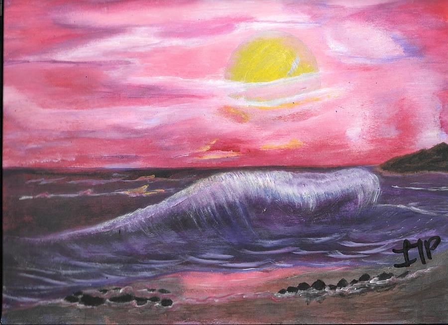 Monster Wave Painting by Esoteric Gardens KN
