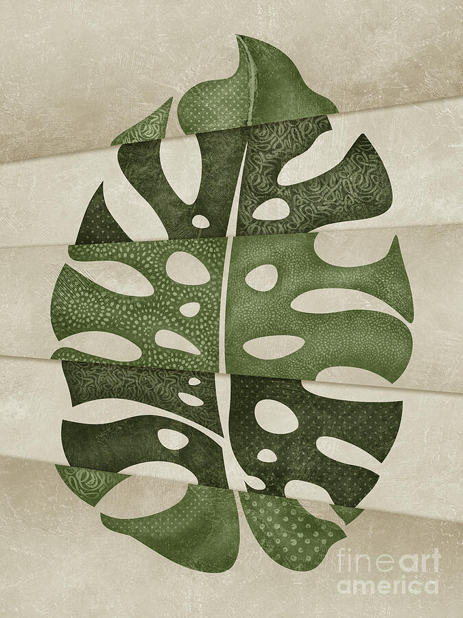Monstera Couture Digital Art by Ema Paraschiv Monstera Couture Digital Art by Ema Paraschiv