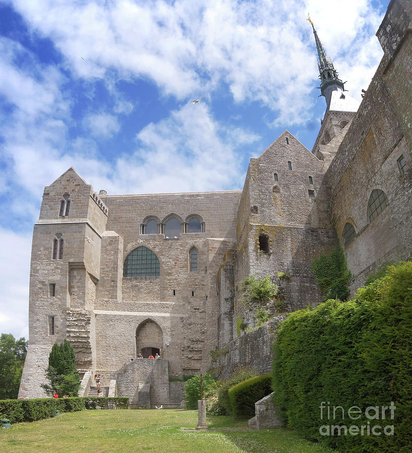 Mont Saint Michel Abbey France 1 Photograph by Rudi Prott