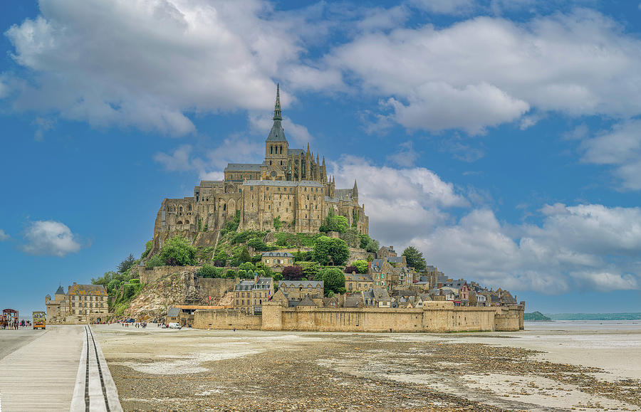 Mont St. Michel, Uniquely French Photograph by Marcy Wielfaert