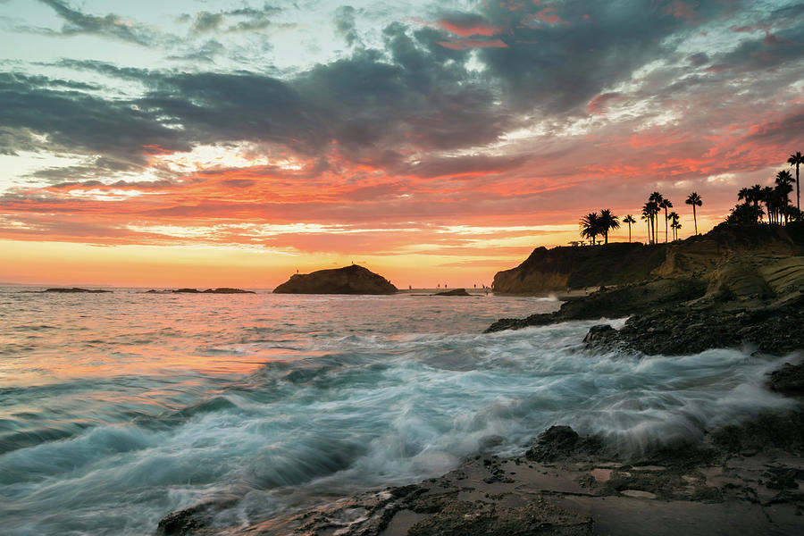 Sunset Photograph - Laguna Beach Montage by Seascaping Photography