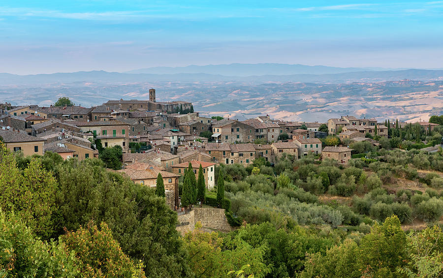 Montalcino medieval town in Tuscany, Italy Photograph by Eleni Kouri