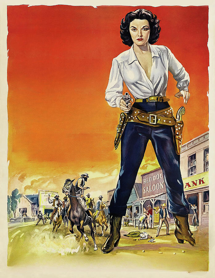 Montana Belle, 1952, movie poster painting Painting by Movie World Posters