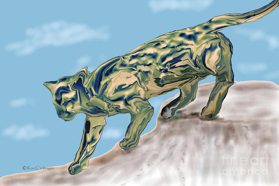 Montana Mountain Lion Digital Art by Kae Cheatham
