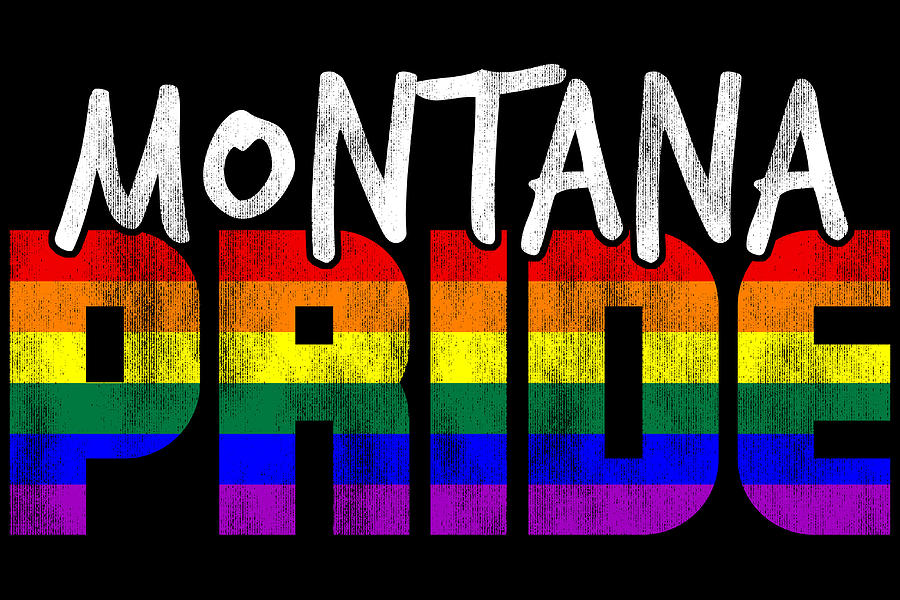 Montana Pride LGBT Flag Digital Art by Patrick Hiller Fine Art America