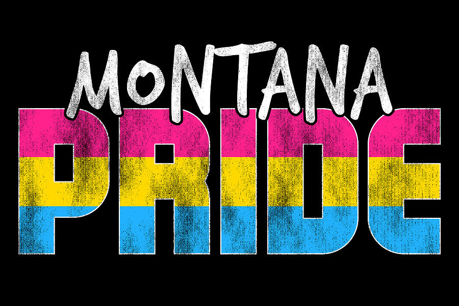 Montana Pride Pansexual Flag Digital Art by Patrick Hiller Fine Art