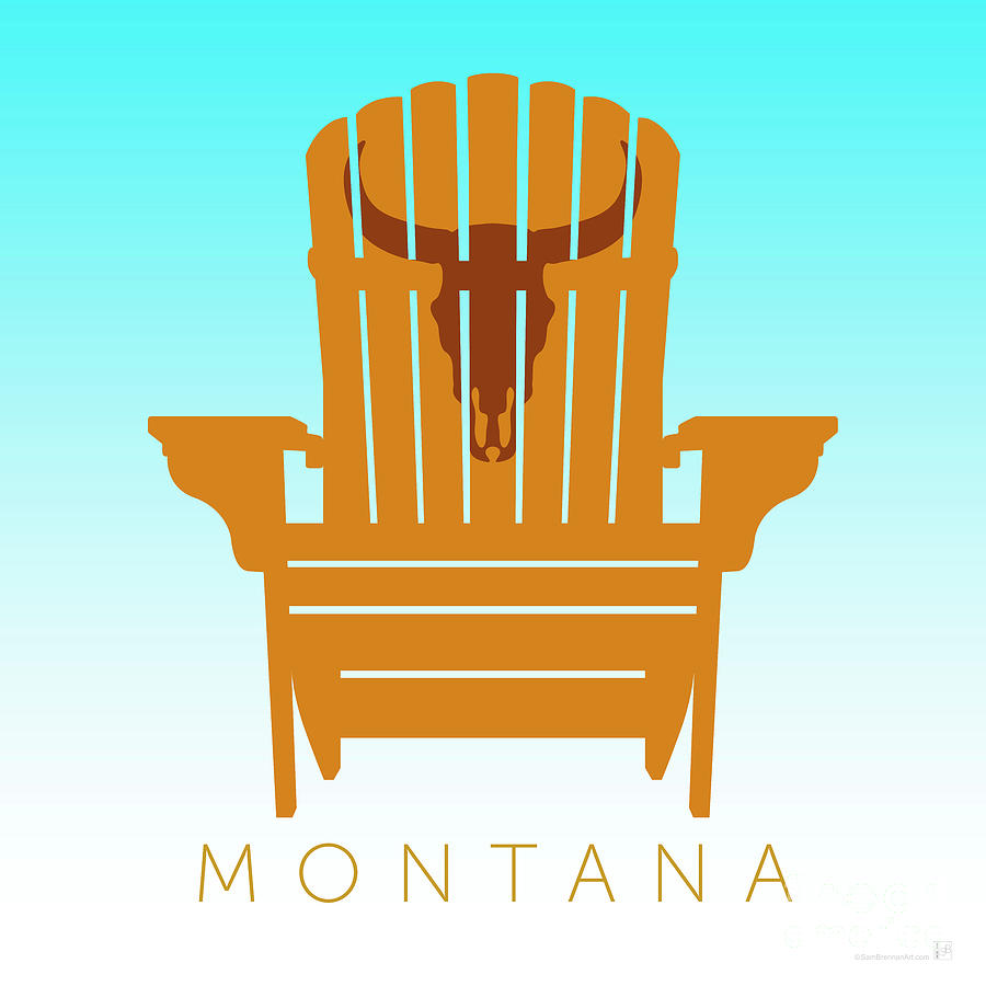 Montana Digital Art by Sam Brennan