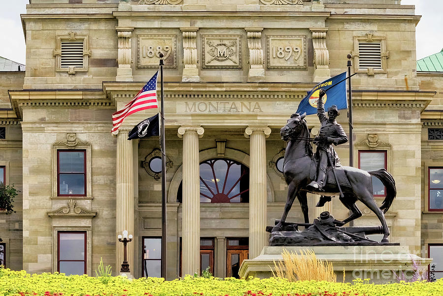 Montana State Capitol Building Photograph by Jerry Fornarotto