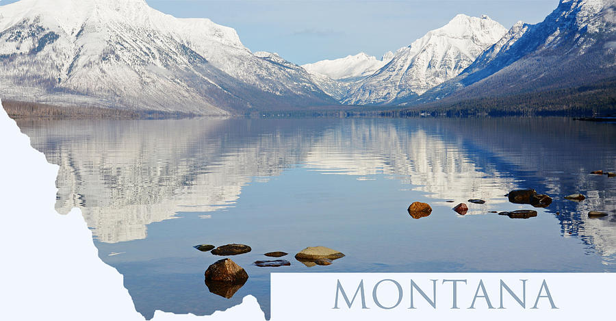 Montana- Stepping Stones To Solitude Photograph