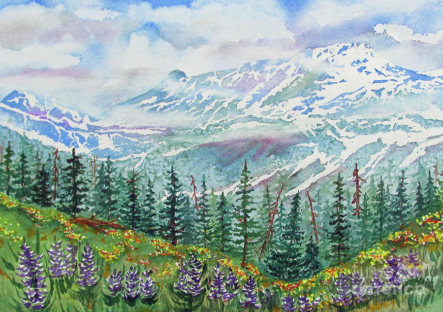 Montana Wildflowers Painting