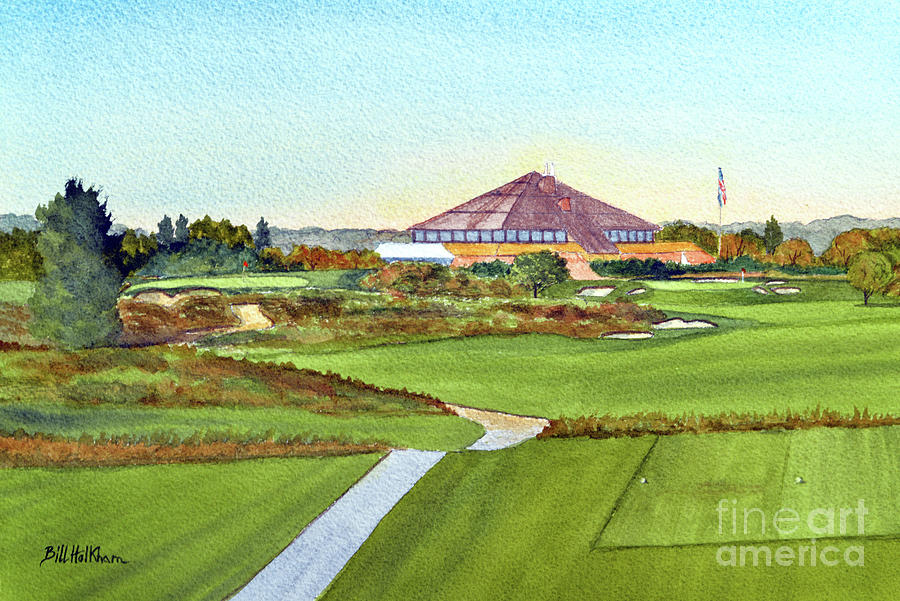 Montauk Downs State Park Golf Course New York Painting
