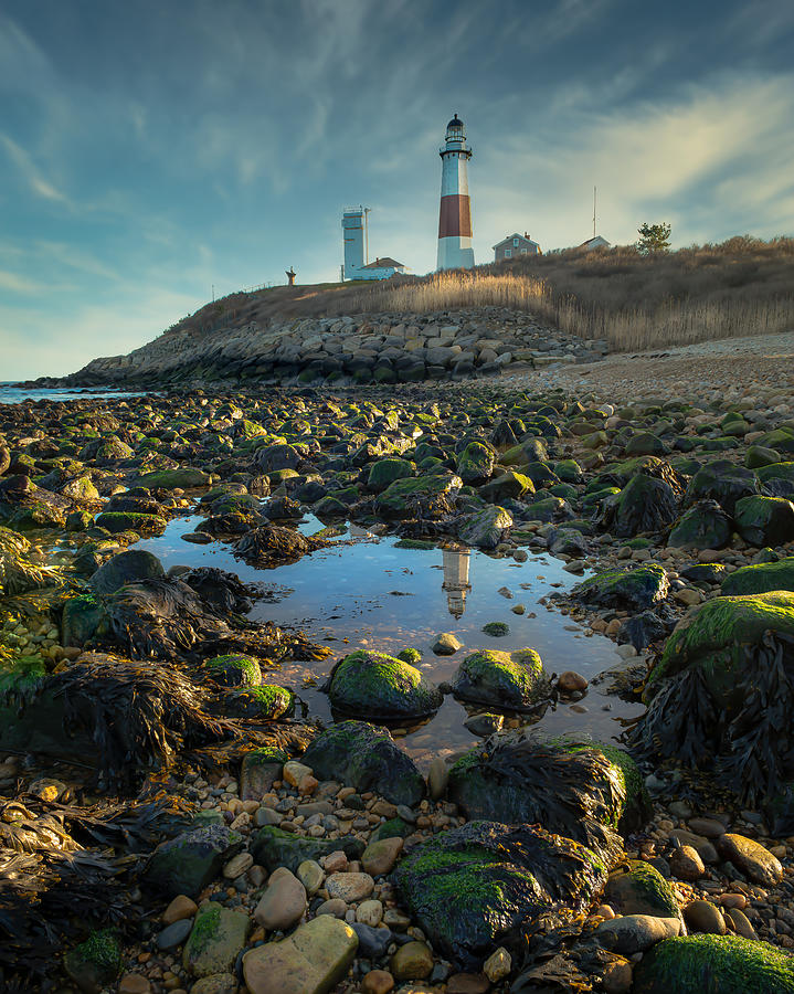 Montauk Point Lighthouse Reflections Photograph by Stan Dzugan - Pixels