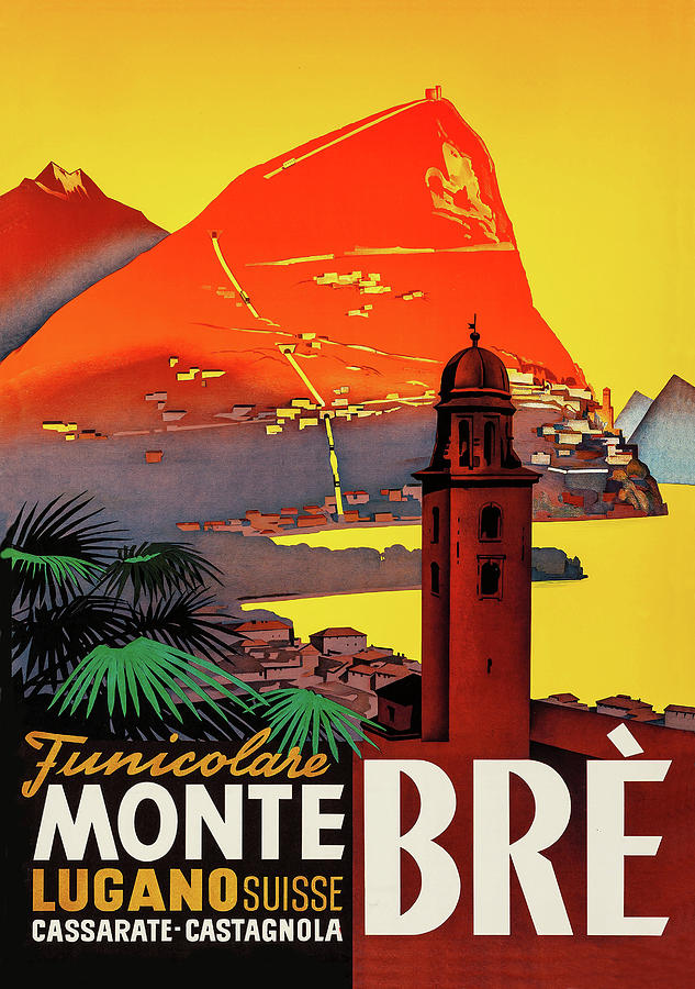 Monte Bre Digital Art by Long Shot