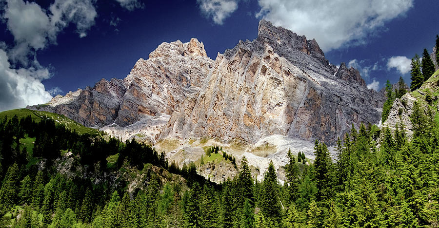 Monte Cristallo Belluno Veneto in the Northern Dolomite Mountains Photograph by Norma Brandsberg