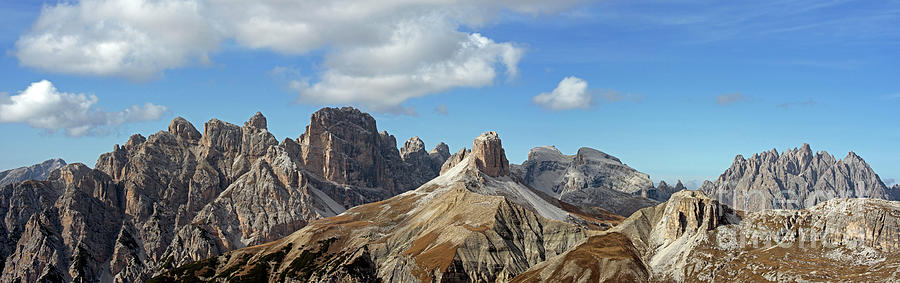 Monte Rudo, Croda dei Rondoi and Torre dei Scarperi Photograph by Arterra Picture Library