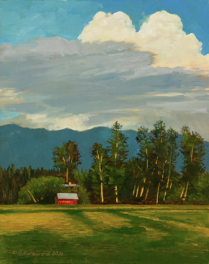 Landscape Painting - Monterra Looking East by Bill Finewood